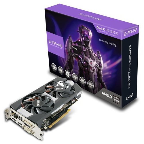 Продати Відеокарта Sapphire Radeon R9 270X OC 4096MB (11217-04-20G) за Trade-In у інтернет-магазині Телемарт - Київ, Дніпро, Україна фото