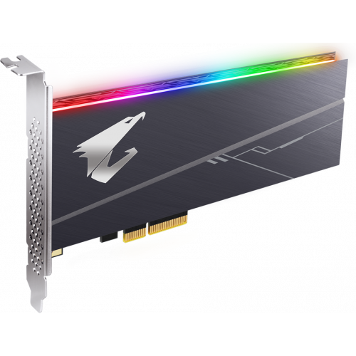 Фото SSD-диск Gigabyte AORUS RGB AIC 3D NAND TLC 512GB PCI-E NVMe 1.3 (GP-ASACNE2512GTTDR)