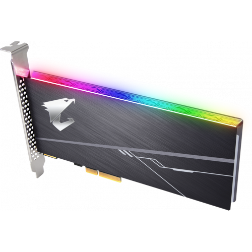 Фото SSD-диск Gigabyte AORUS RGB AIC 3D NAND TLC 512GB PCI-E NVMe 1.3 (GP-ASACNE2512GTTDR)