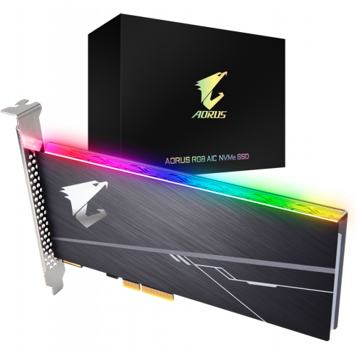 Продати SSD-диск Gigabyte AORUS RGB AIC 3D NAND TLC 512GB PCI-E NVMe 1.3 (GP-ASACNE2512GTTDR) за Trade-In у інтернет-магазині Телемарт - Київ, Дніпро, Україна фото