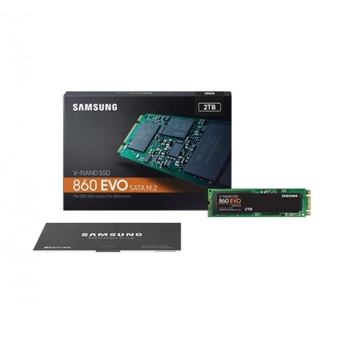 Продати SSD-диск Samsung 860 EVO V-NAND MLC 2TB M.2 (2280 SATA) (MZ-N6E2T0BW) за Trade-In у інтернет-магазині Телемарт - Київ, Дніпро, Україна фото