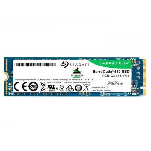 Продать SSD-диск Seagate BarraCuda 510 3D NAND TLC 256GB M.2 (2280 PCI-E) NVMe 1.3 (ZP256CM30041) по Trade-In интернет-магазине Телемарт - Киев, Днепр, Украина фото