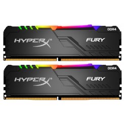 Фото HyperX DDR4 16GB (2x8GB) 2400Mhz Fury RGB (HX424C15FB3AK2/16)
