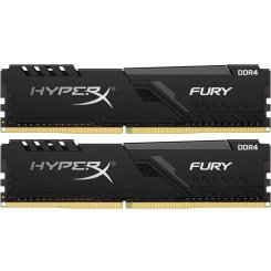 Фото HyperX DDR4 32GB (2x16GB) 2400Mhz FURY Black (HX424C15FB3K2/32)