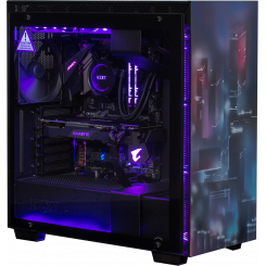 Корпус NZXT H700i (CA-H700W-BB) Matte Black CyberPunk Edition by EVOLVE