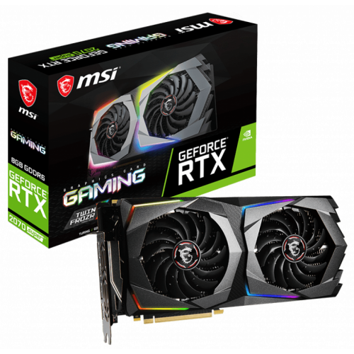 Photo Video Graphic Card MSI GeForce RTX 2070 SUPER Gaming 8192MB (RTX 2070 SUPER GAMING)