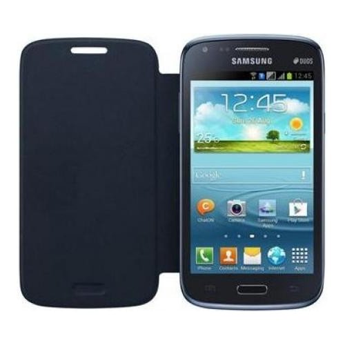 Чехол Чехол Samsung Flip Cover для Galaxy Core I8262 (EF-FI826BLEGWW) Blue купить в Украине: Киев, Днепр, Харьков, Одесса  | Низкая цена, отзывы, характеристики от TELEMART фото