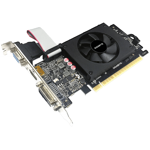 Фото Видеокарта Gigabyte GeForce GT 710 Low Profile 2048MB (GV-N710D5-2GIL)