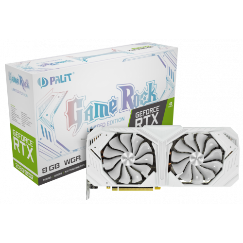 Photo Video Graphic Card Palit GeForce RTX 2080 SUPER White GameRock 8192MB (NE6208ST20P2-1040W)