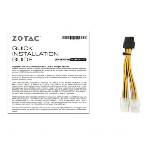 Продати Відеокарта Zotac GeForce GTX 1060 AMP Edition 6144MB (ZT-P10620C-10M) за Trade-In у інтернет-магазині Телемарт - Київ, Дніпро, Україна фото