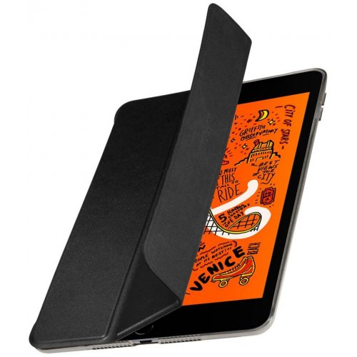 Купить Чехол для планшета Spigen Smart Fold для iPad Mini (2019) (051CS26112) Black - цена в Харькове, Киеве, Днепре, Одессе
в интернет-магазине Telemart фото