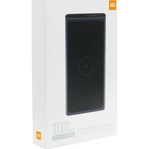 Купить Powerbank Xiaomi Mi Wireless Power Bank 10000 mAh Black - цена в Харькове, Киеве, Днепре, Одессе
в интернет-магазине Telemart фото