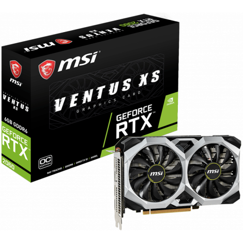 Продати Відеокарта MSI GeForce RTX 2060 VENTUS XS C OC 6144MB (RTX 2060 VENTUS XS C 6G OC) за Trade-In у інтернет-магазині Телемарт - Київ, Дніпро, Україна фото
