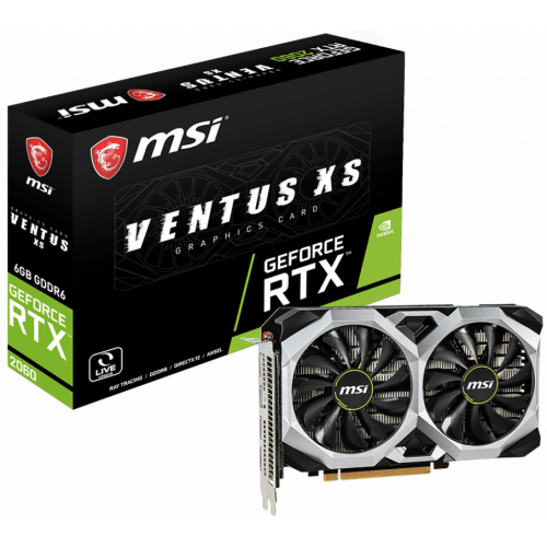Продать Видеокарта MSI GeForce RTX 2060 VENTUS XS C 6144MB (RTX 2060 VENTUS XS C 6G) по Trade-In интернет-магазине Телемарт - Киев, Днепр, Украина фото