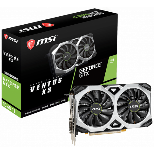 Продати Відеокарта MSI GeForce GTX 1660 Ti VENTUS XS С 6144MB (GTX 1660 Ti VENTUS XS C 6G) за Trade-In у інтернет-магазині Телемарт - Київ, Дніпро, Україна фото