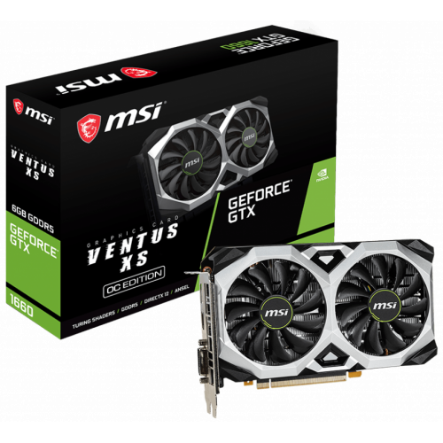 Продати Відеокарта MSI GeForce GTX 1660 VENTUS XS С OC 6144MB (GTX 1660 VENTUS XS C 6G OC) за Trade-In у інтернет-магазині Телемарт - Київ, Дніпро, Україна фото