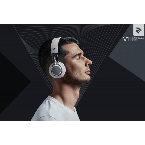 Навушники 2E V1 ComboWay ExtraBass (2E-OEV1WWT) White купити в Україні | Telemart фото