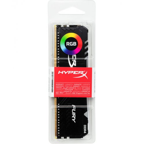 Фото ОЗУ Kingston DDR4 8GB 2400Mhz HyperX Fury RGB (HX424C15FB3A/8)