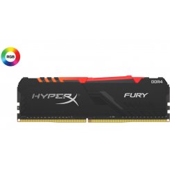 Фото HyperX DDR4 16GB 3200Mhz Fury RGB (HX432C16FB3A/16)