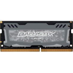 ОЗП Crucial SODIMM DDR4 16GB 2666Mhz Ballistix Sport LT Gray (BLS16G4S26BFSD)