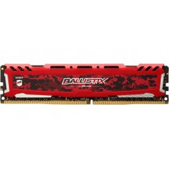 Фото Crucial DDR4 16GB 3200Mhz Ballistix Sport LT Red (BLS16G4D32AESE)