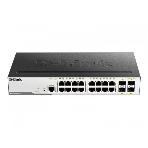 Сетевой коммутатор D-Link DGS-3000-20L купить в Украине | Telemart фото