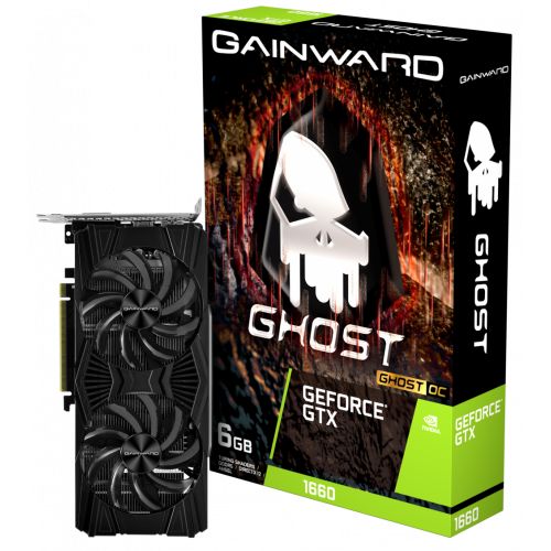 Фото Видеокарта Gainward GeForce GTX 1660 Ghost OC 6144MB (426018336-4474)