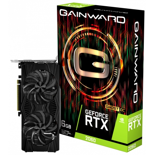 Photo Video Graphic Card Gainward GeForce RTX 2060 Ghost OC 6144MB (426018336-4412)