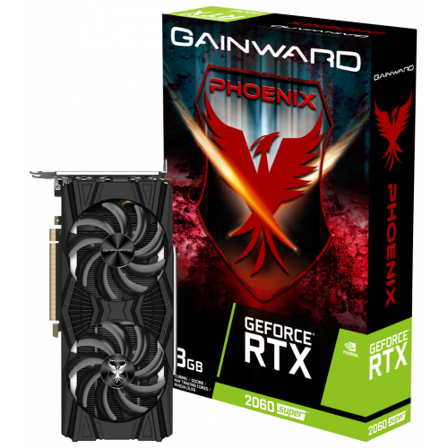 Фото Відеокарта Gainward GeForce RTX 2060 SUPER Phoenix 8192MB (426018336-1105)