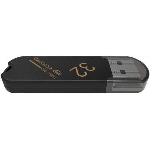 Купить Накопитель Team C183 32GB USB 3.1 (TC183332GB01) Black - цена в Харькове, Киеве, Днепре, Одессе
в интернет-магазине Telemart фото