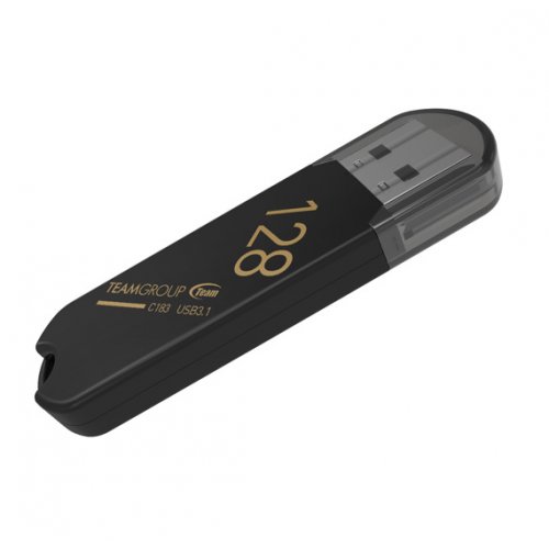 Купить Накопитель Team C183 128GB USB 3.1 (TC1833128GB01) Black - цена в Харькове, Киеве, Днепре, Одессе
в интернет-магазине Telemart фото