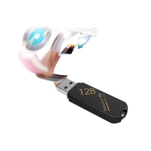 Купить Накопитель Team C183 128GB USB 3.1 (TC1833128GB01) Black - цена в Харькове, Киеве, Днепре, Одессе
в интернет-магазине Telemart фото