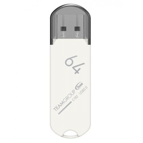 Купити Накопичувач Team C182 8GB USB 2.0 (TC1828GW01) White - ціна в Києві, Львові, Вінниці, Хмельницькому, Франківську, Україні | інтернет-магазин TELEMART.UA фото