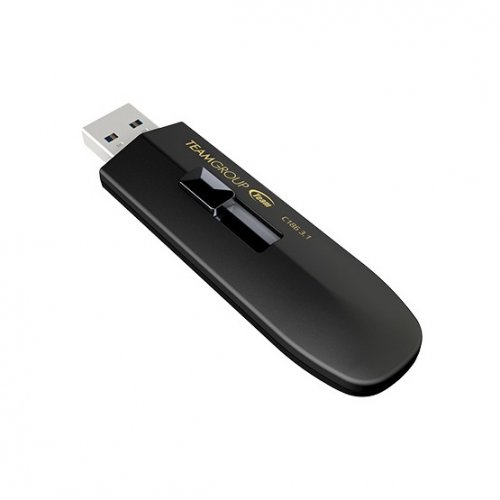 Купити Накопичувач Team C186 128GB USB 3.1 (TC1863128GB01) Black - ціна в Києві, Львові, Вінниці, Хмельницькому, Франківську, Україні | інтернет-магазин TELEMART.UA фото