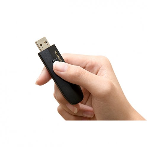 Купити Накопичувач Team C186 128GB USB 3.1 (TC1863128GB01) Black - ціна в Києві, Львові, Вінниці, Хмельницькому, Франківську, Україні | інтернет-магазин TELEMART.UA фото