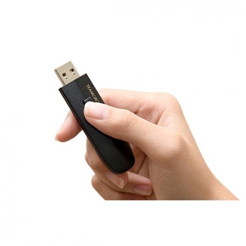 Купить Накопитель Team C186 64GB USB 3.1 (TC186364GB01) Black - цена в Харькове, Киеве, Днепре, Одессе
в интернет-магазине Telemart фото