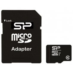 Карта пам'яті Silicon Power microSDHC 8GB Class 10 (с адаптером) (SP008GBSTH010V10SP)