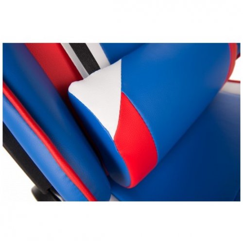 Купить Игровое кресло GT Racer X-2530 Blue/White/Red - цена в Харькове, Киеве, Днепре, Одессе
в интернет-магазине Telemart фото