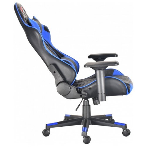 Ігрове крісло GT Racer X-2563-1LP Black/Blue купити в Україні | Telemart фото