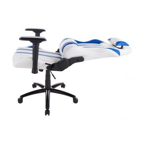 Игровое кресло GT Racer X-2608 White/Blue купить в Украине | Telemart фото