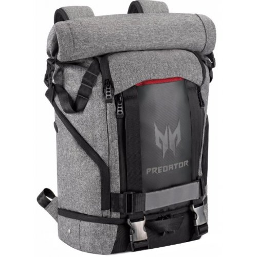Acer 15" Predator Rolltop Backpack (NP.BAG1A.255) Grey/Black купити в Україні: Київ, Львів, Хмельницький, Тернопіль, Івано-Франківськ | Низька ціна, відгуки, характеристики від TELEMART фото