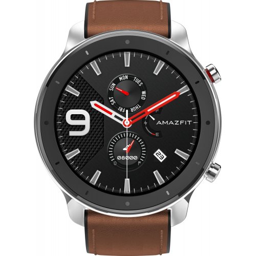 Купити Розумний годинник Xiaomi Amazfit GTR 47 mm Stainless Steel - ціна в Києві, Львові, Вінниці, Хмельницькому, Франківську, Україні | інтернет-магазин TELEMART.UA фото