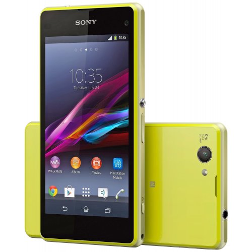 Купити Мобільний телефон Sony Xperia Z1 compact D5503 Lime - ціна в Києві, Львові, Вінниці, Хмельницькому, Франківську, Україні | інтернет-магазин TELEMART.UA фото