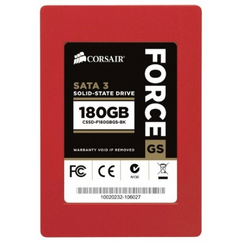 Продать SSD-диск Corsair Force Series GS 180GB 2.5" (CSSD-F180GBGS-BK) по Trade-In интернет-магазине Телемарт - Киев, Днепр, Украина фото