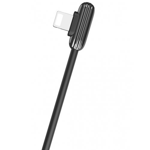 Купить USB Кабель Hoco U60 Advantage USB to Lightning 2.4A 1.2m Data/Charge Grey/Black - цена в Харькове, Киеве, Днепре, Одессе
в интернет-магазине Telemart фото