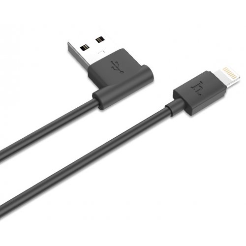 Купить USB Кабель Hoco UPL11 L-Shape USB to Lightning 2.1A 1.2m Data/Charge Black - цена в Харькове, Киеве, Днепре, Одессе
в интернет-магазине Telemart фото