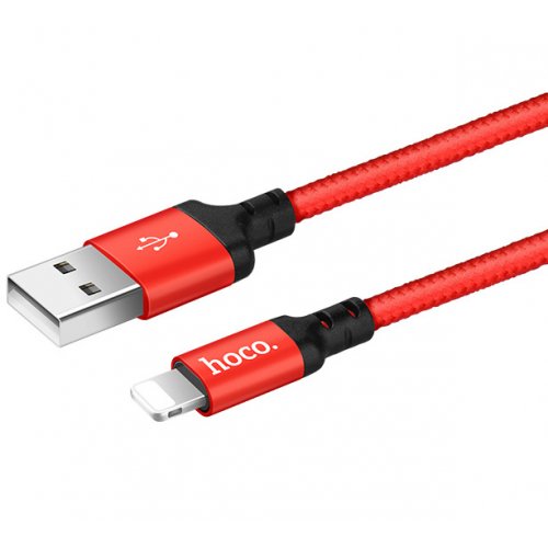 Купить USB Кабель Hoco X14 Times Speed USB to Lightning 2A 1m Data/Charge Red/Black - цена в Харькове, Киеве, Днепре, Одессе
в интернет-магазине Telemart фото