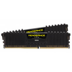 Фото Corsair DDR4 16GB (2x8GB) 3200Mhz Vengeance LPX Black (CMK16GX4M2Z3200C16)