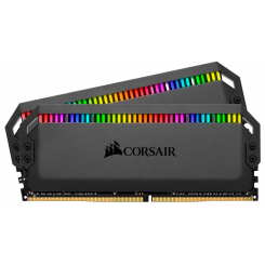 Фото Corsair DDR4 32GB (2x16GB) 4000Mhz Dominator Platinum RGB (CMT32GX4M2K4000C19)