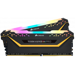 ОЗУ Corsair DDR4 16GB (2x8GB) 3000Mhz Vengeance RGB Pro Black TUF Gaming Edition (CMW16GX4M2C3000C15-TUF)